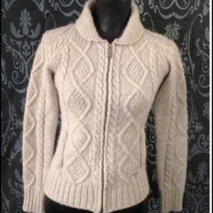 Aritzia merino cream sweater